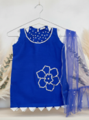 Royal Blue Gala Dress | Arzul Mini Petals