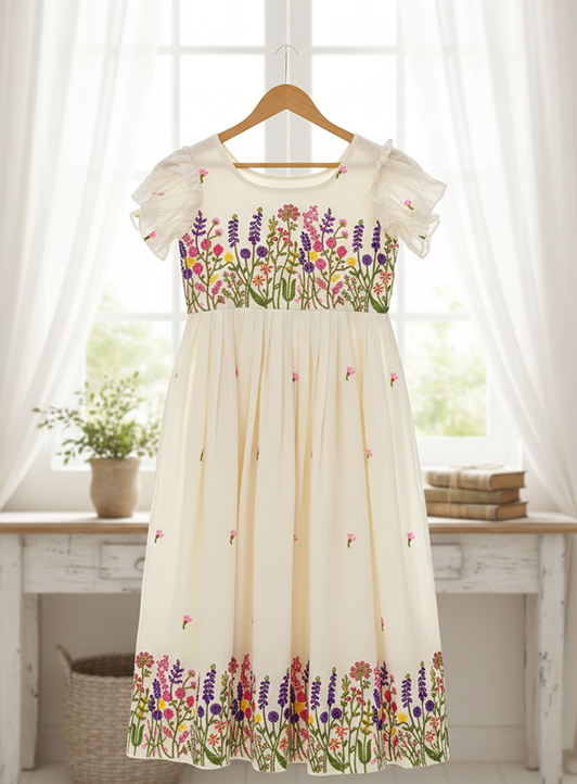 The Wildflower Meadow Dress | Arzul Mini Petals
