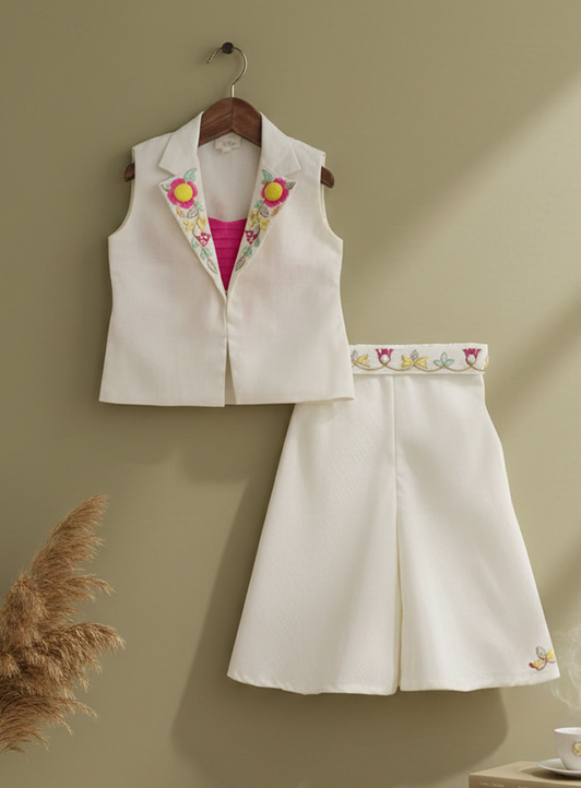 The Blossom Waistcoat & Culottes | Arzul Mini Petals
