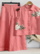 The Painted Flora Vest & Culottes | Arzul Mini Petals