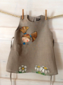 The Storybook Apron Dress | Arzul Mini Petals