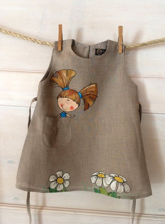 The Storybook Apron Dress | Arzul Mini Petals